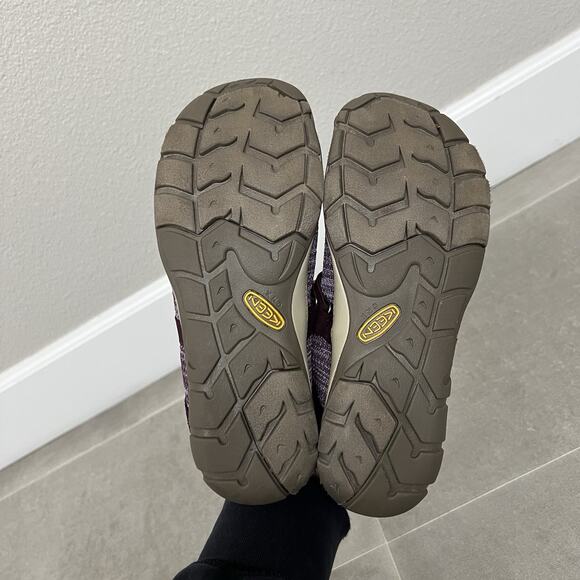 Keen Hush Knit Mary Jane Womens 7.5 Purple Comfort Casual Slip On Shoes - Picture 4 of 5